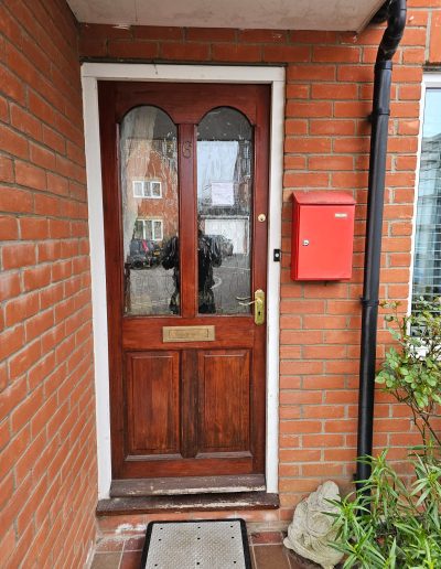 Door before installation